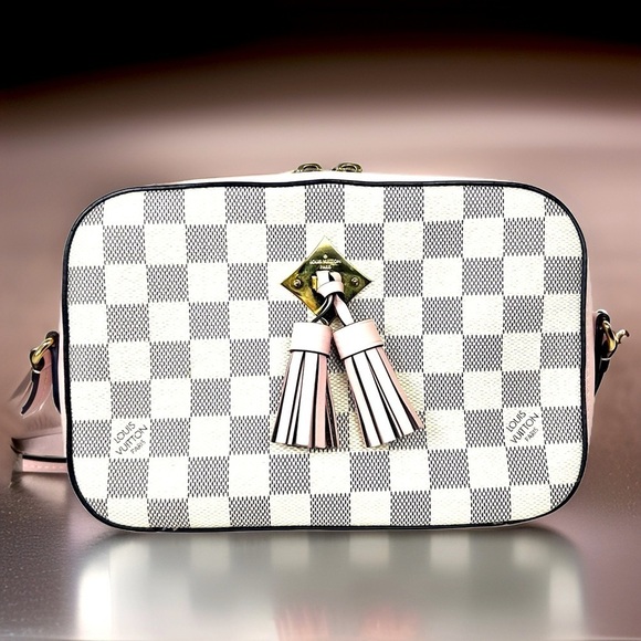 Louis Vuitton Handbags - STUNNING! Louis Vuitton Saintonge Eau de Rose in Damier Azur